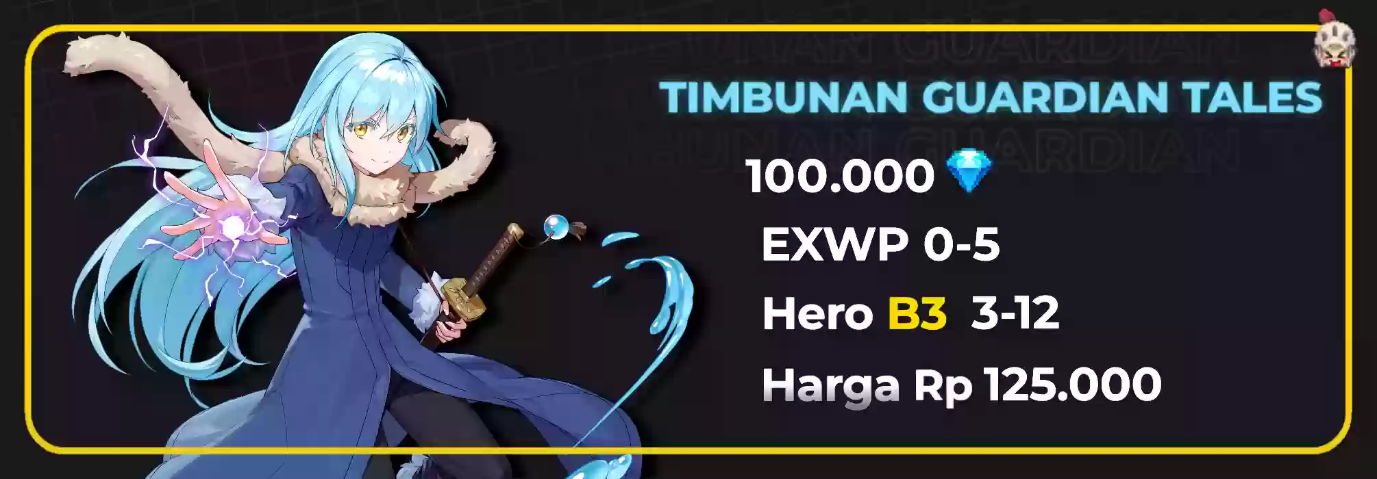 Akun Timbunan Guardian Tales 100K